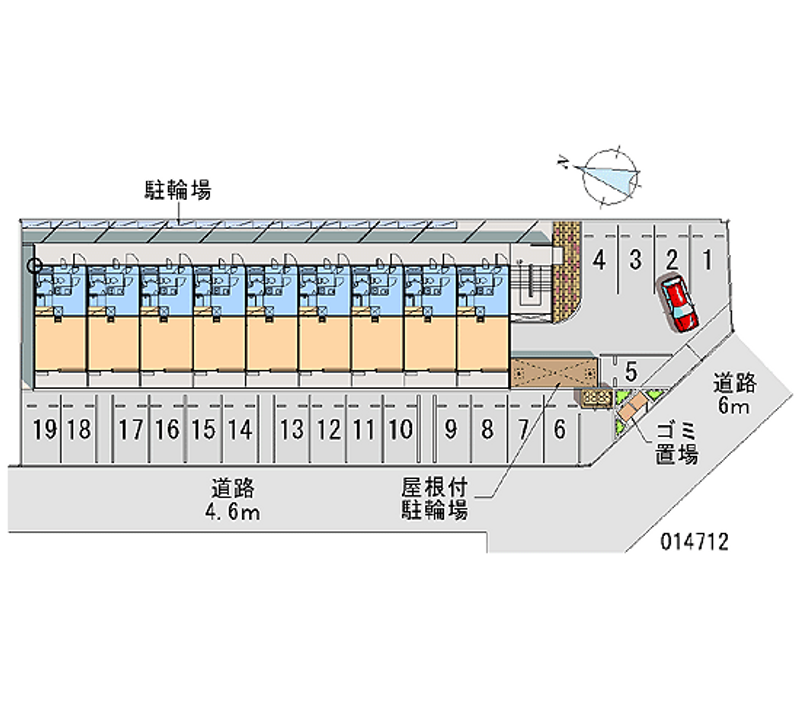 レオパレスＧｒｅｅｎＣｏｕｒｔ 月極駐車場