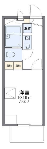 レオパレスノジマ 間取り図