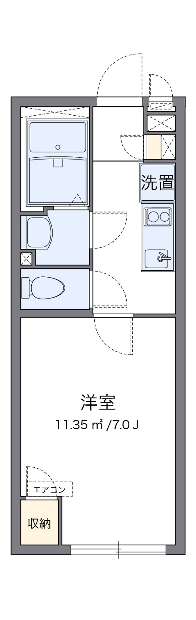 クレイノベイサイド衣浦 間取図