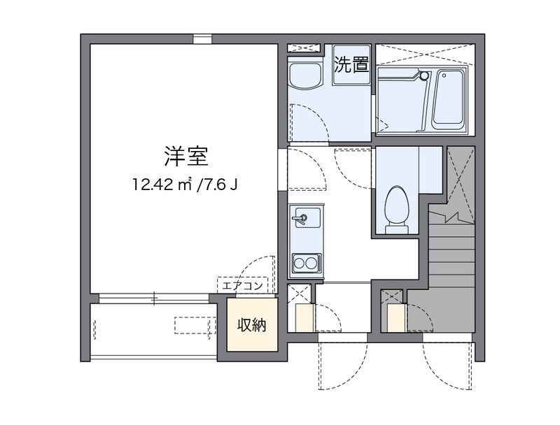 クレイノプルメリア 間取図