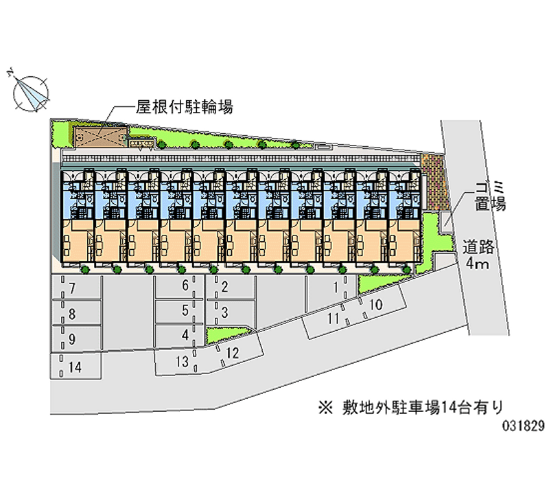 31829 Monthly parking lot