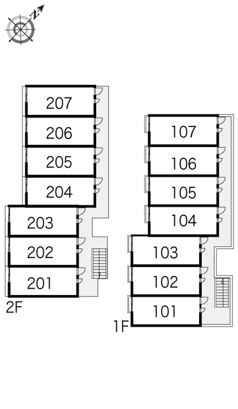 レオパレス弘洋 間取配置図
