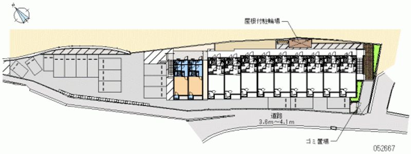 52667月租停车场