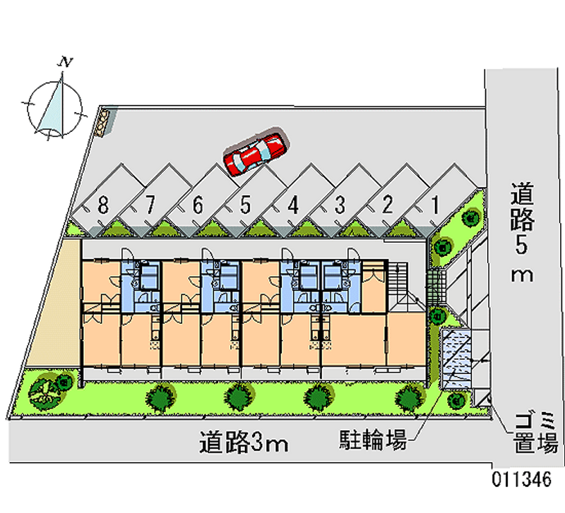 11346 Monthly parking lot