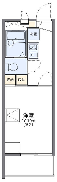 レオパレスニュー千葉ハイツ　Ｂ 間取り図