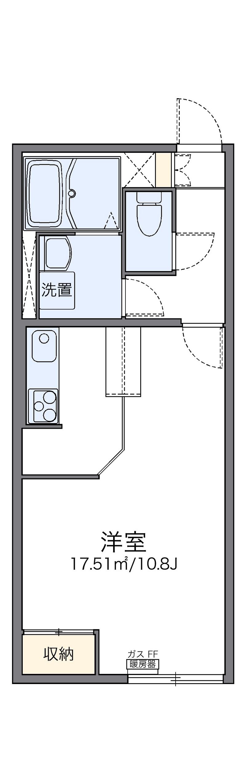 レオネクスト帯広ＮＫ 間取図