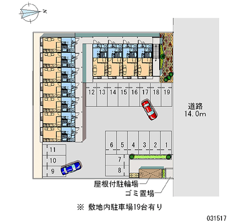 レオパレス才賀 月極駐車場