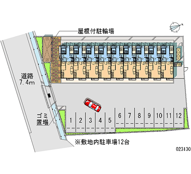 レオパレス楠見中 月極駐車場