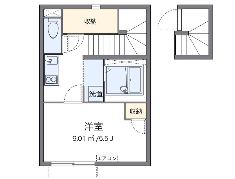 クレイノ戸越銀座 間取図