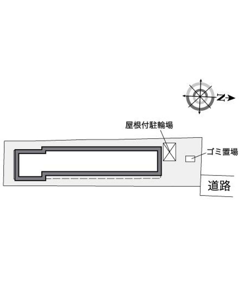 レオパレスメロディーベルⅢ 配置図