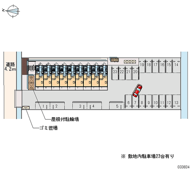 レオパレス泉 月極駐車場