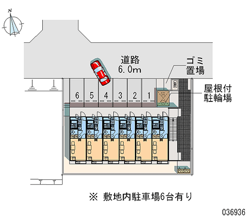 レオパレス豊田浄水 区画図