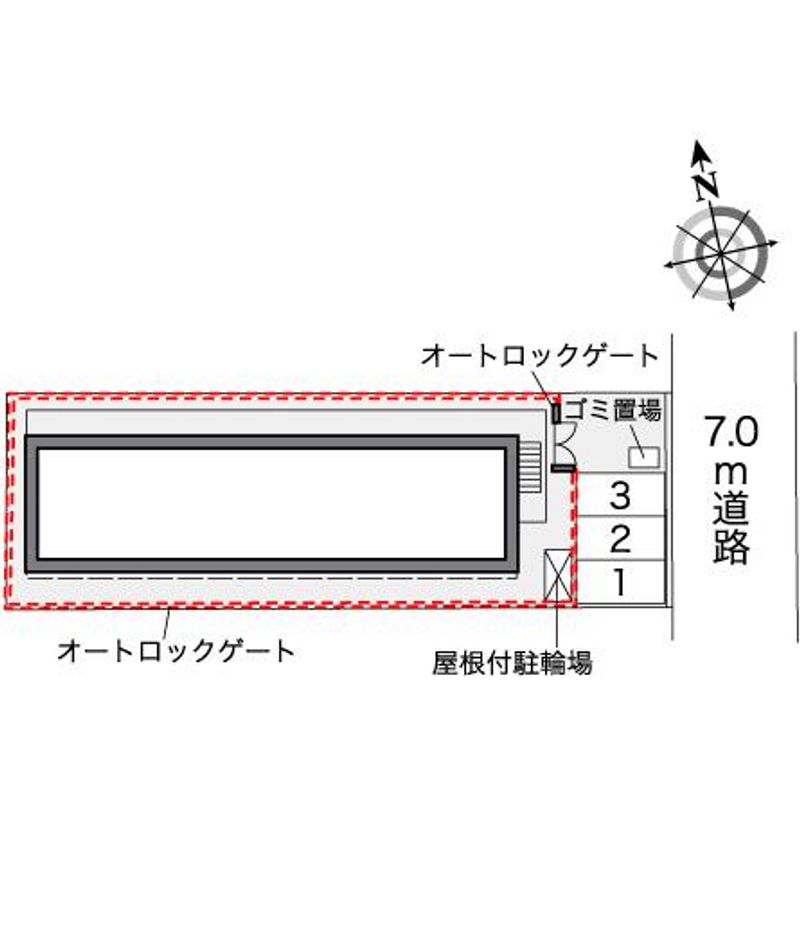 レオパレスコロモ 配置図