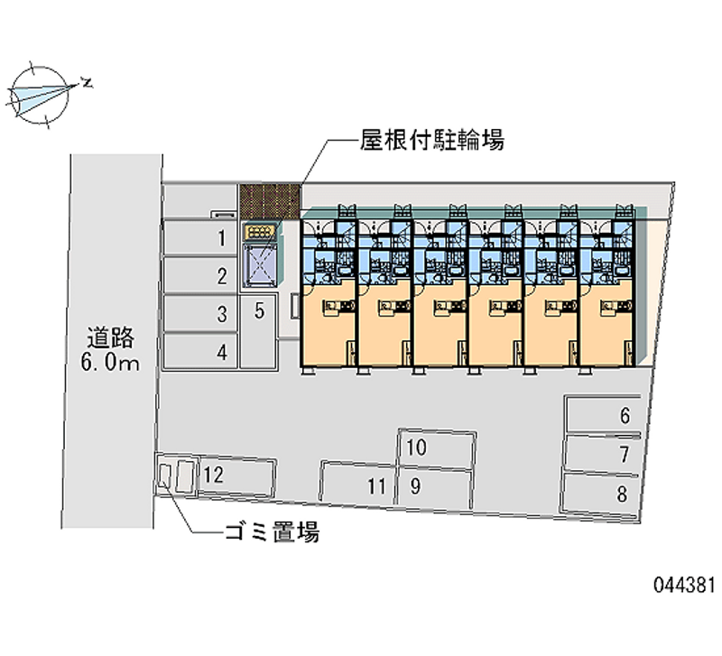 44381 Monthly parking lot