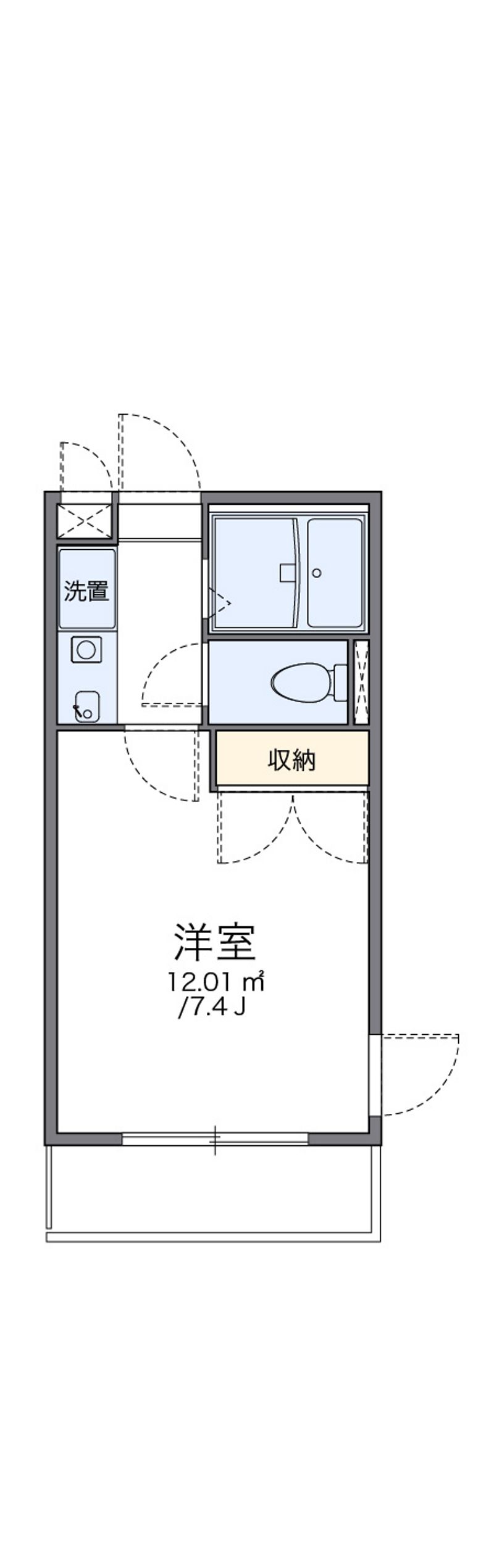 レオパレス西宮北弐番館 間取図