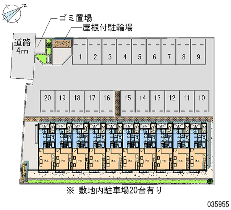 35955 Monthly parking lot