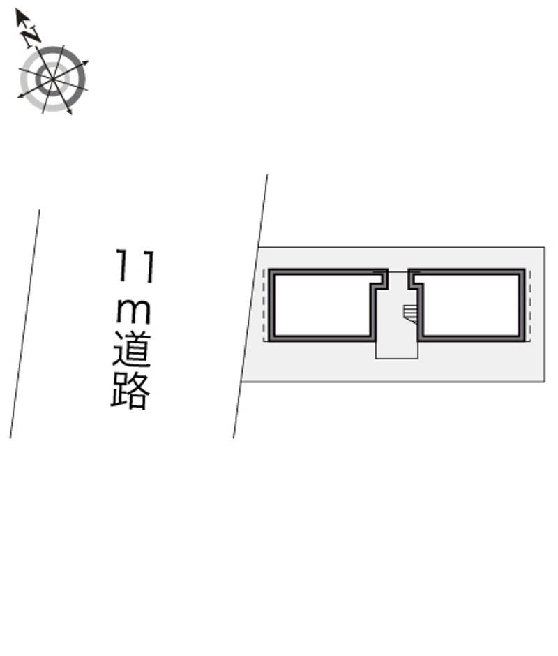 レオパレス木場公園 配置図