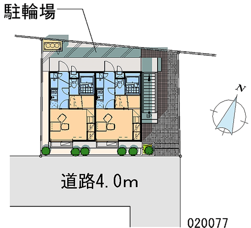 レオパレス四季 区画図
