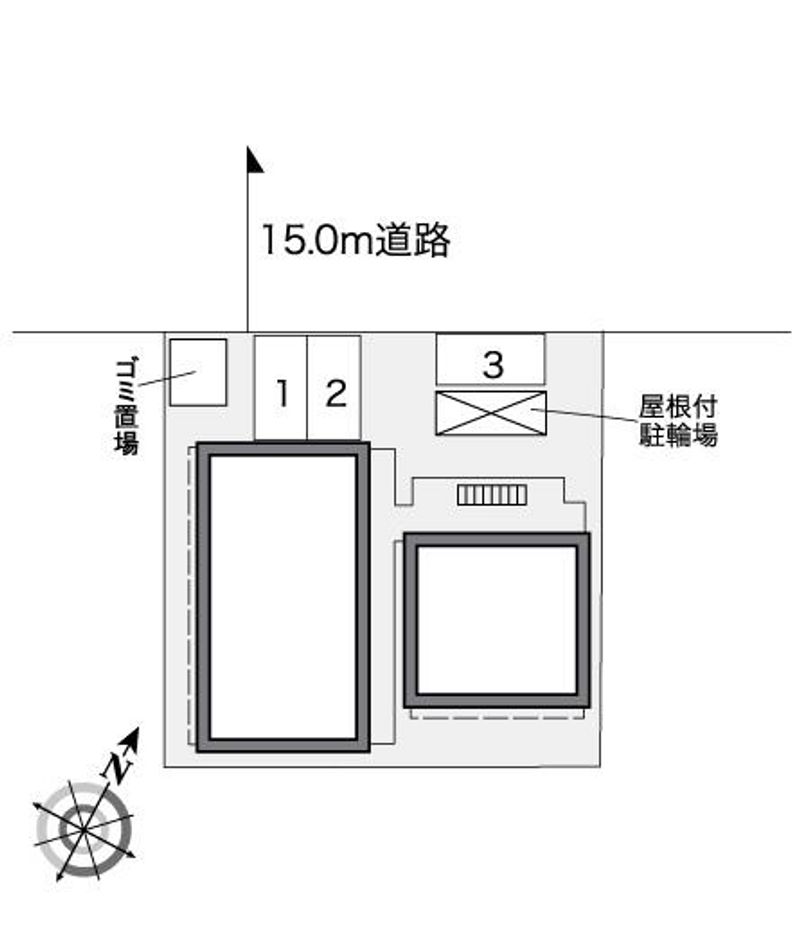 レオパレスＮＡＮＰＥＩ 配置図