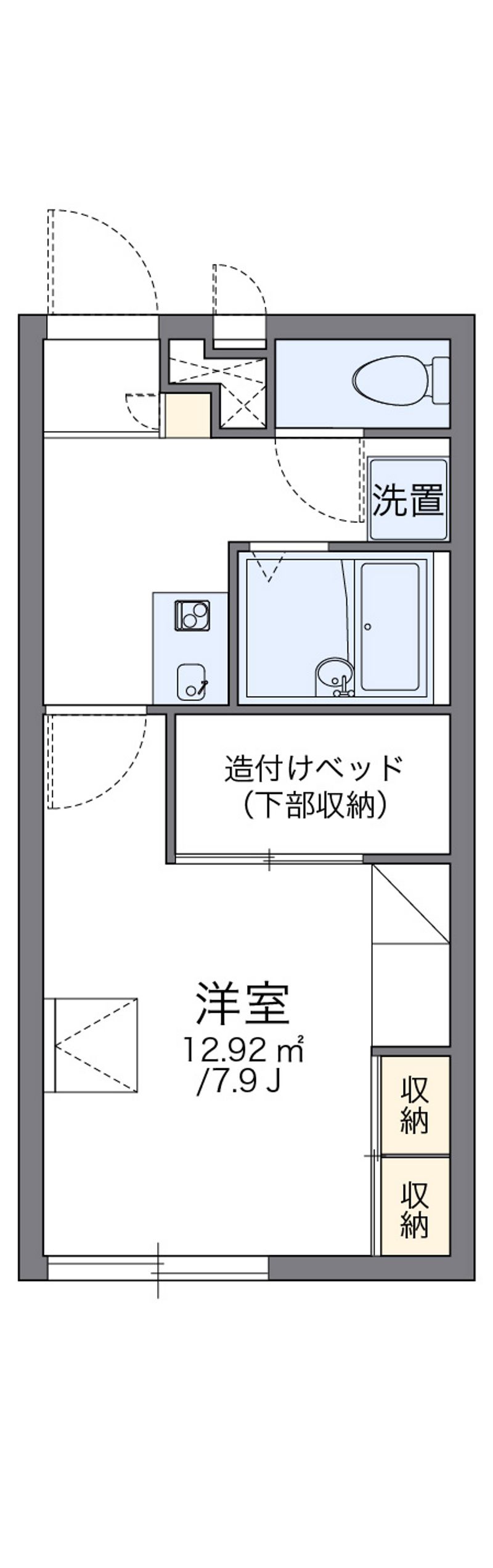 レオパレスＰｅａｃｈ　Ｈｉｌｌ 間取図
