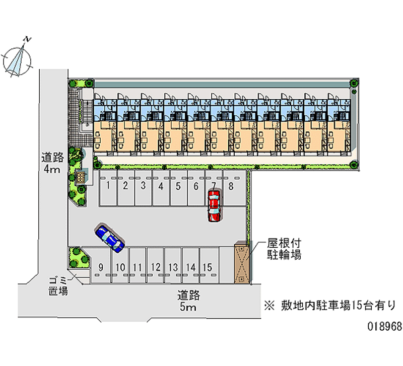 18968 Monthly parking lot