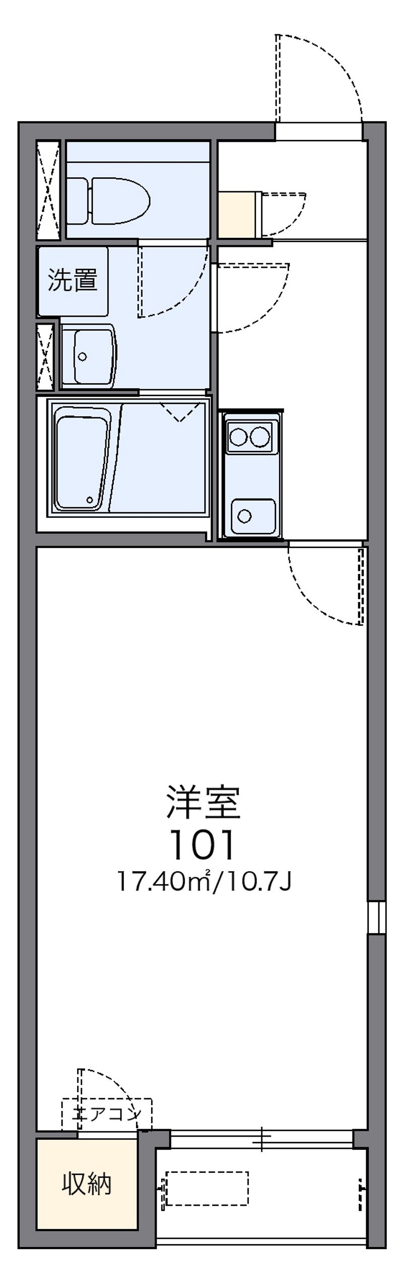 レオネクストＣｈｒｉｓｔａｒ 間取図