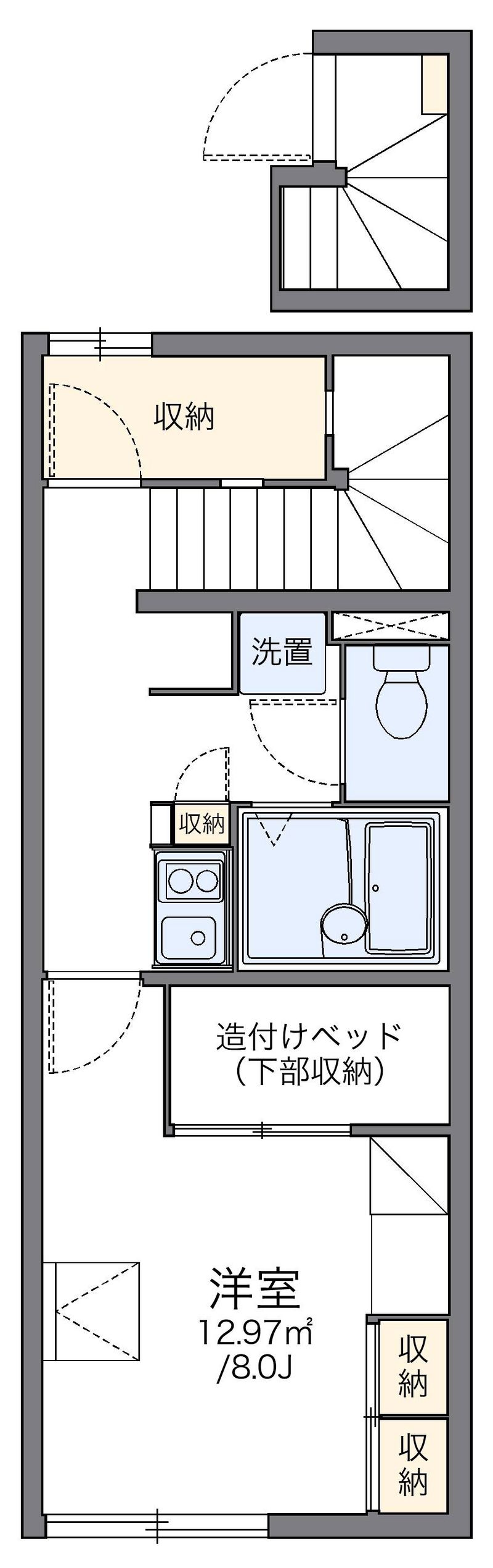 レオパレス東海 間取図