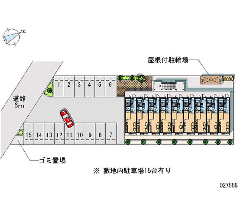 レオパレスティアラ 月極駐車場