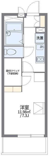 レオパレスソレイユⅢ 間取り図