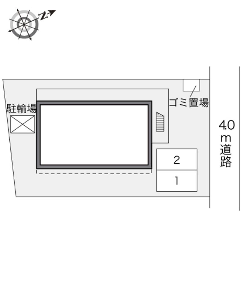 レオパレス２ｎｄ　ＭＩＳＵＺＵ 配置図