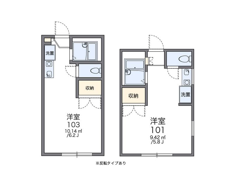 レオパレスカサ 間取図