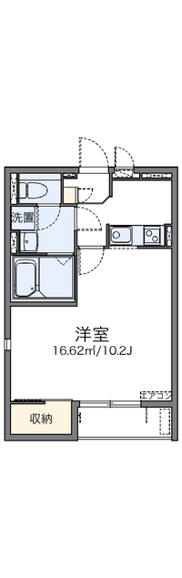 レオネクストクレスト天神 間取り図