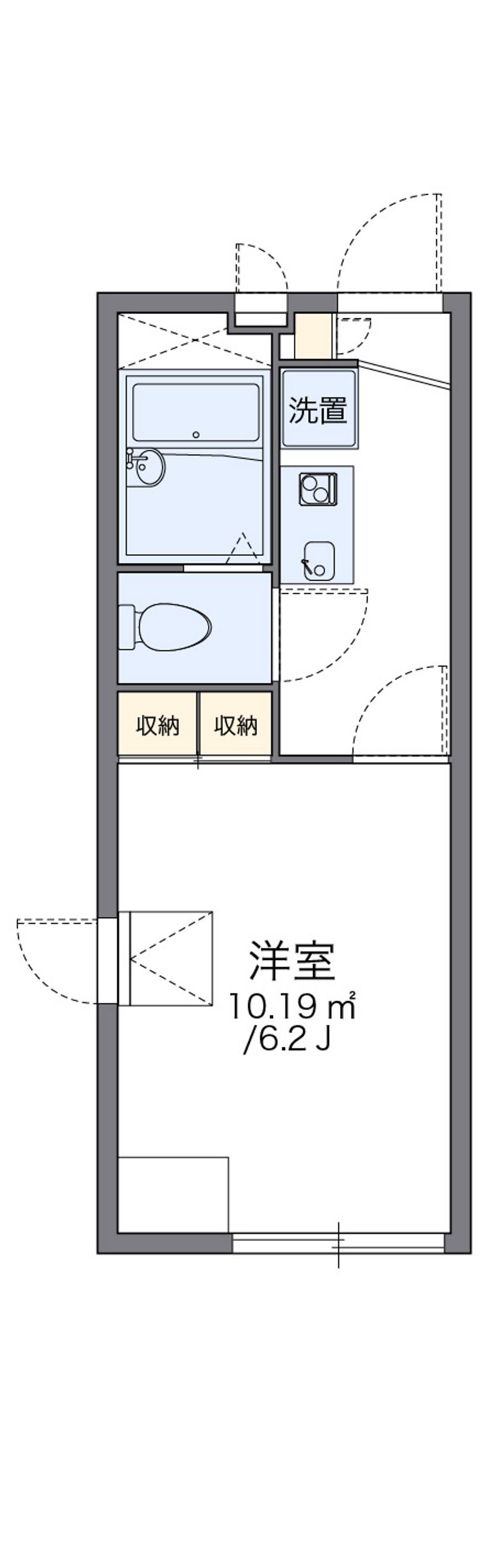 レオパレスＧＬＡＮＺ　ＯＢＥＲ 間取図