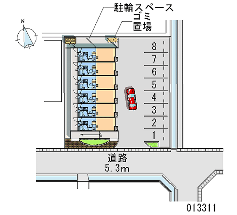 13311 Monthly parking lot