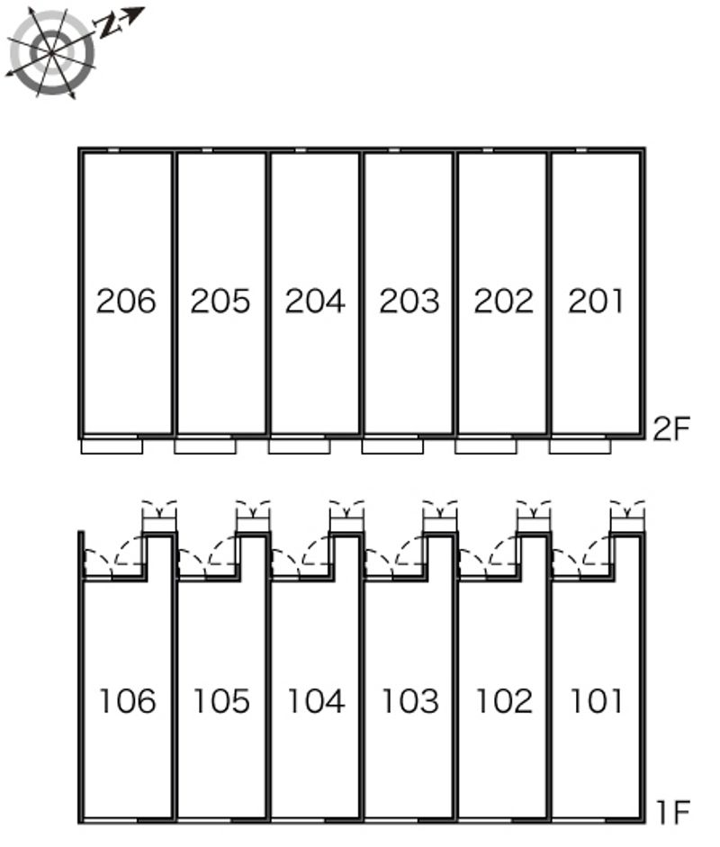 レオネクストブランドールＫ 間取り配置図
