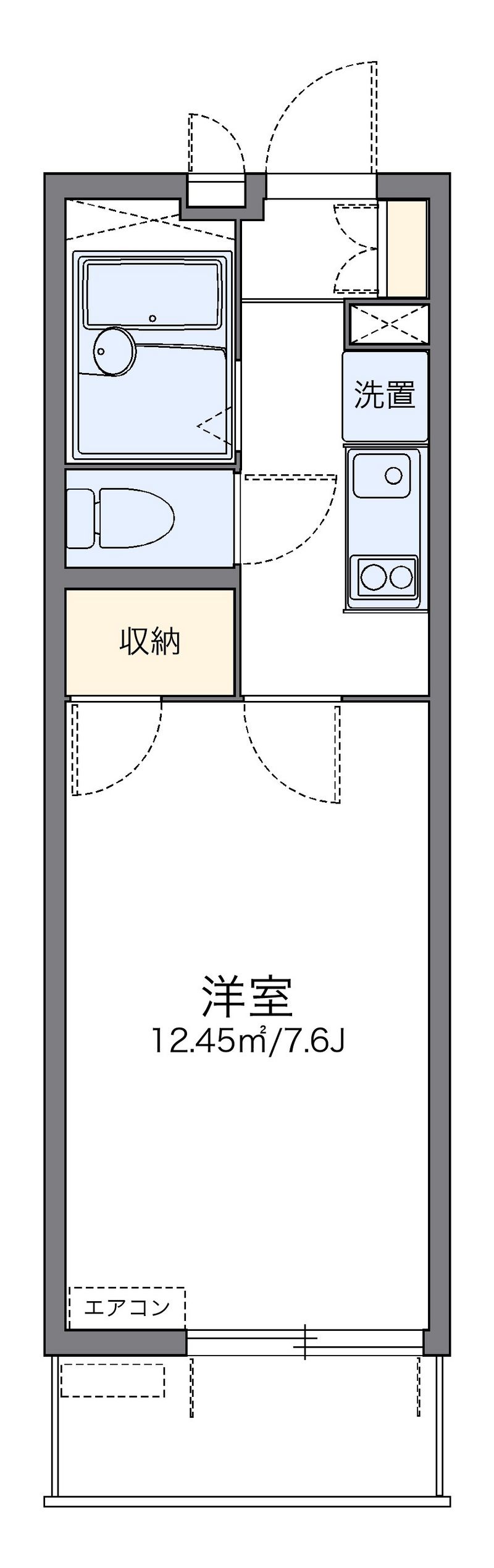 レオパレスＷｉｎｄⅡ 間取図