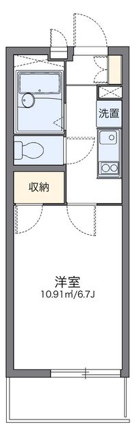 レオパレスヴィラ曽根Ｃ 間取り図