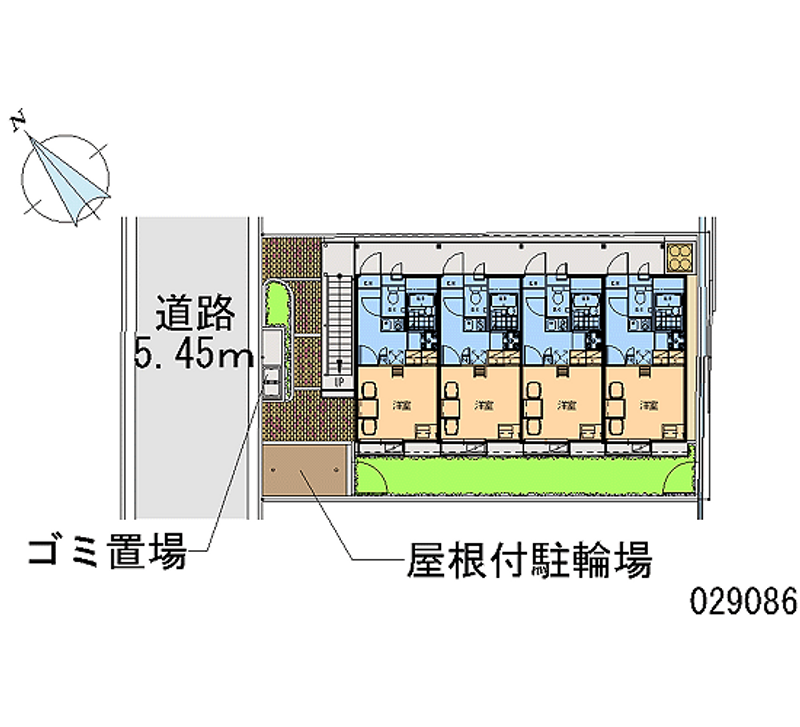 leopalace Minami 2 Jyou 배치도