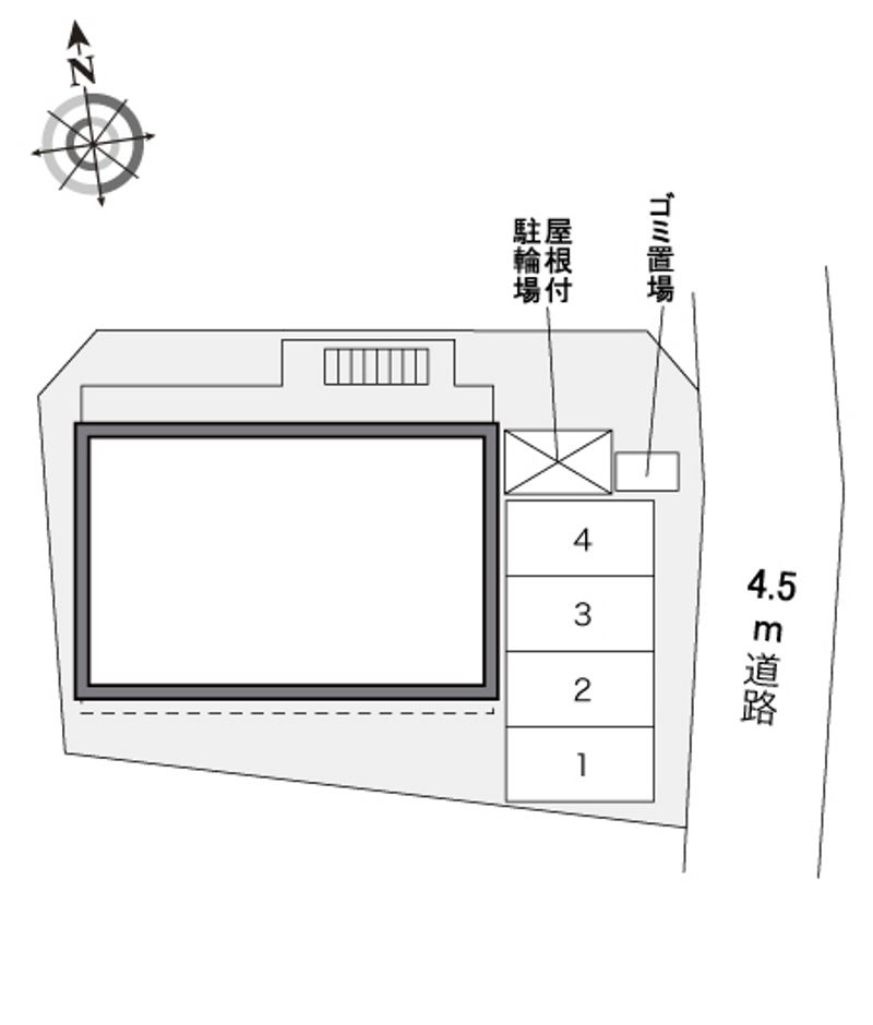 レオパレスフローラー 駐車場