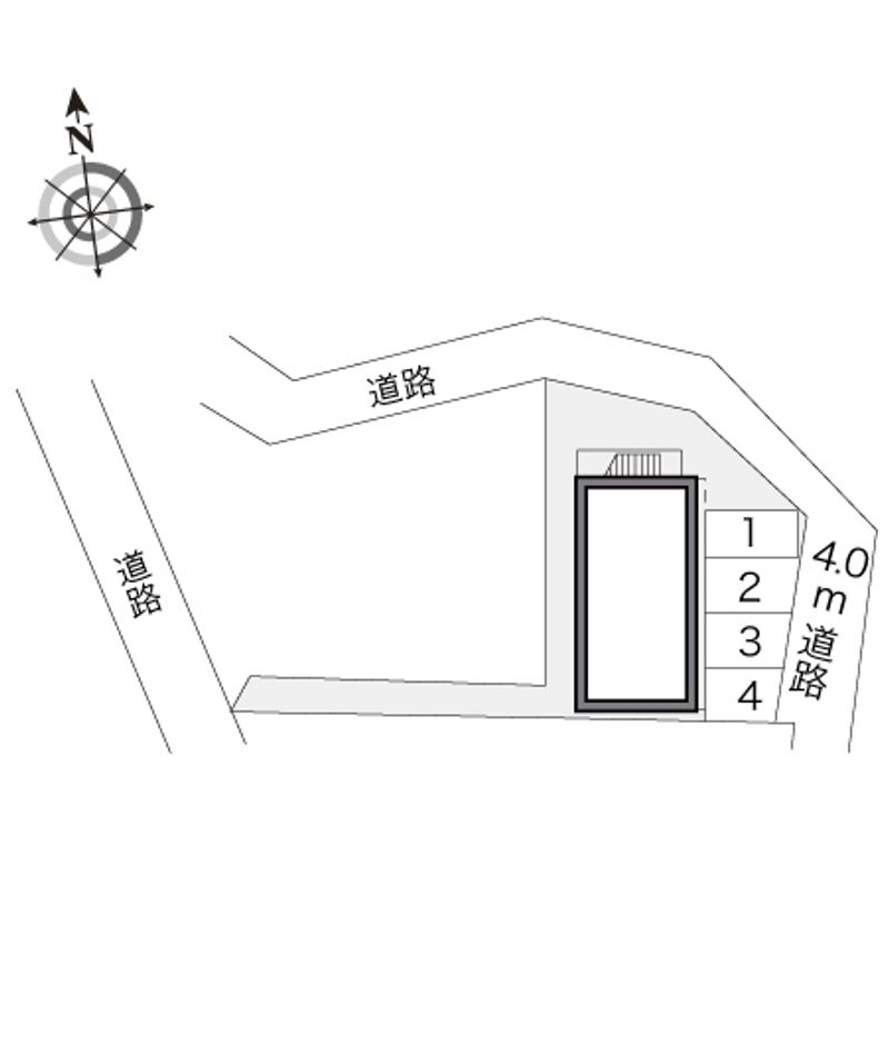 レオパレスさざなみ 配置図