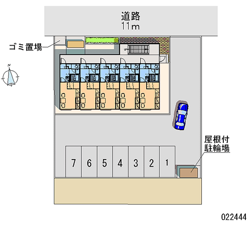 レオパレスコンフォール 月極駐車場