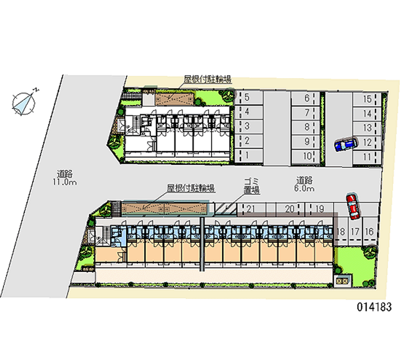 14183 Monthly parking lot