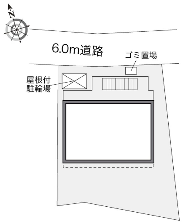 レオパレスさくらハイツ 配置図