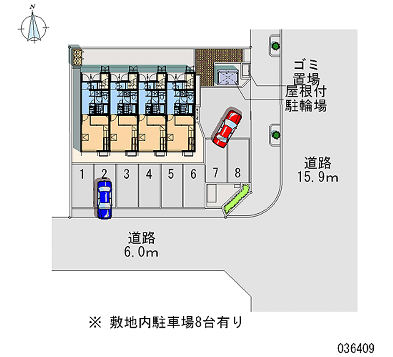 レオパレスマ　メゾン３ 月極駐車場