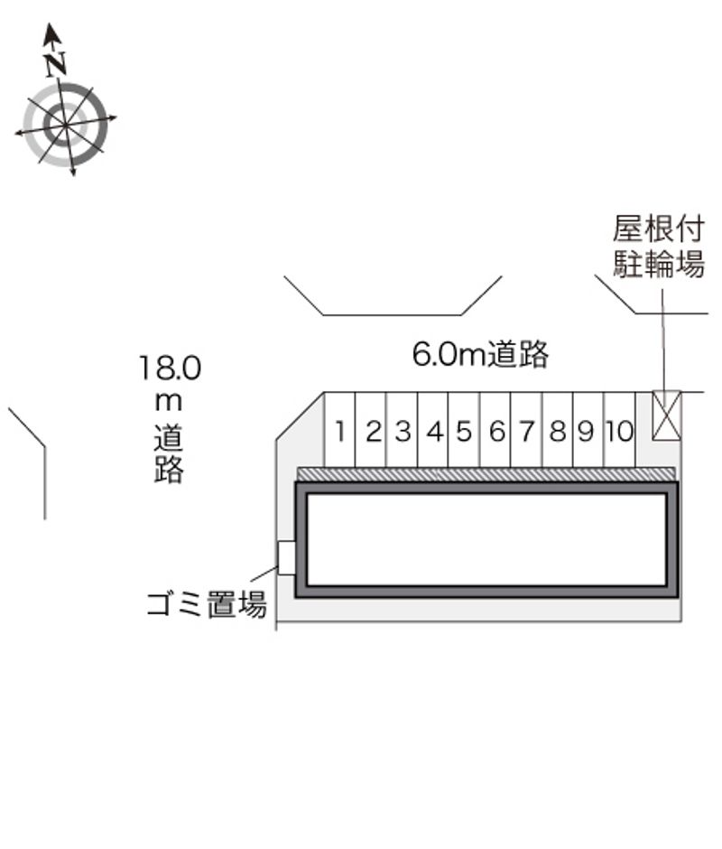 レオパレスアヴァンティ 配置図
