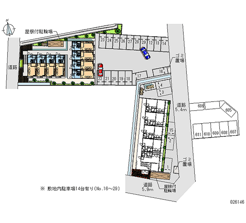 26146月租停车场