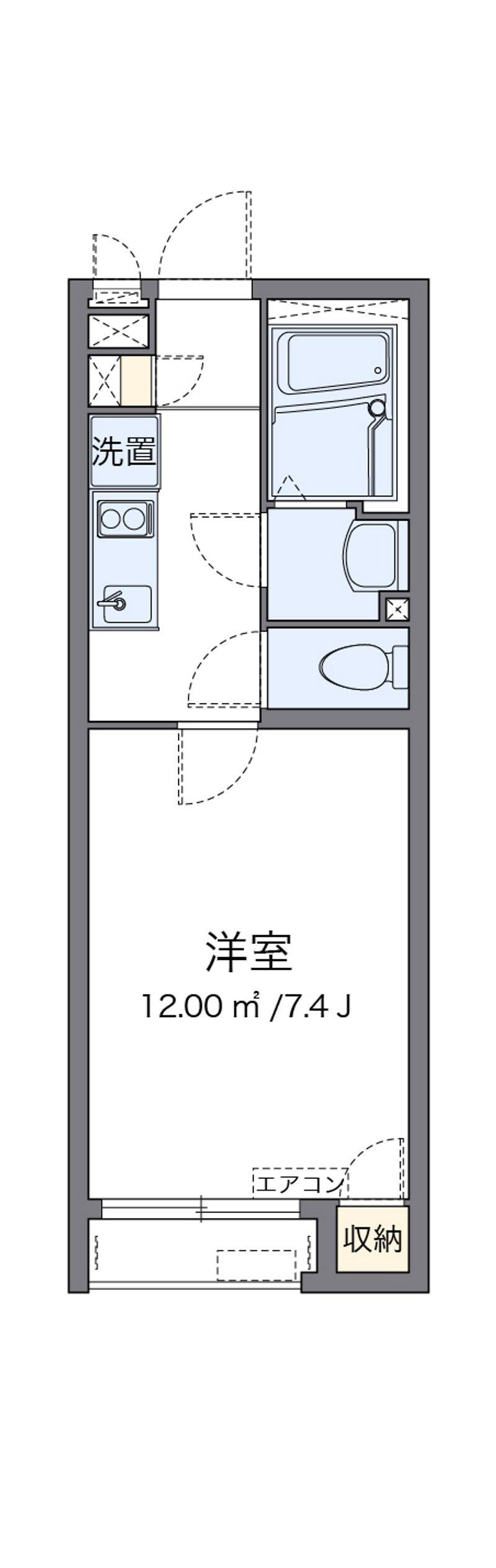 クレイノＦＲＥＥＳＩＡ 間取り