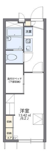 レオパレスミナミ 間取り図