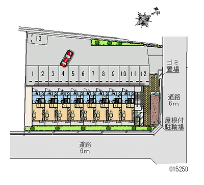 15250 Monthly parking lot