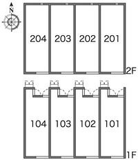 レオネクスト西津田 間取配置図